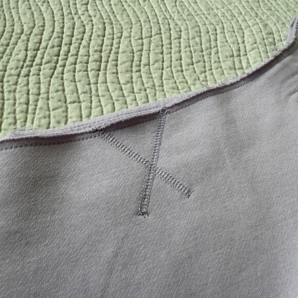 Logilates Sweatshirt Off Shoulder Loungewear Cropped Comfy Athleisure Purple 1X - Picture 4 of 6